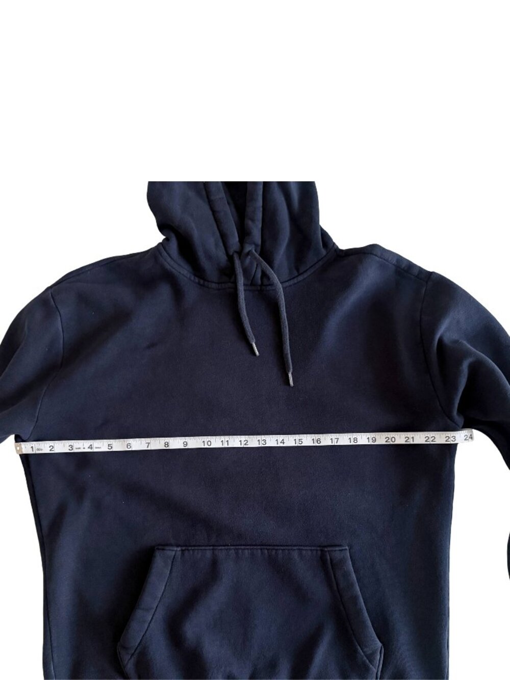 Hollister Navy Blue Relaxed Fit Pullover Hoodie Size M - Picture 4 of 4